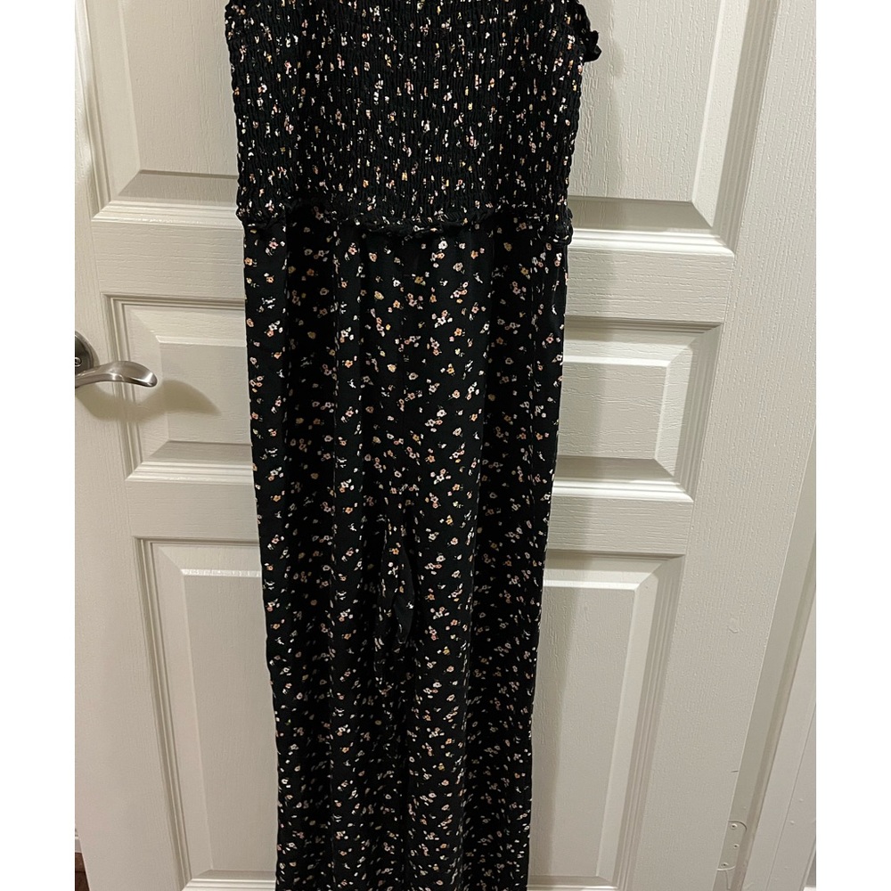 This is a floral jumpsuit